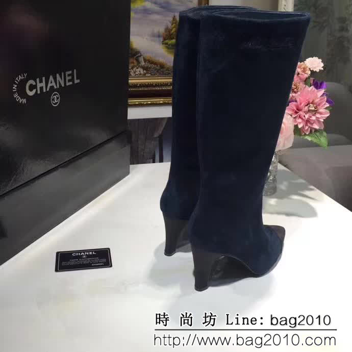 CHANEL香奈兒 2018秋冬新品系列 878 推薦款 香奈兒雙色靴 QZS1918